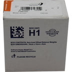 Perfect Equipment FN010Z Coated Zinc Wheel Weights 10gm 25-Pack Box