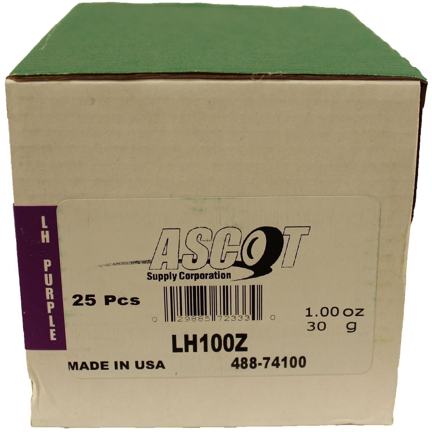 Perfect Equipment LH100Z Zinc Coated Wheel Weights 1oz - Box of 25