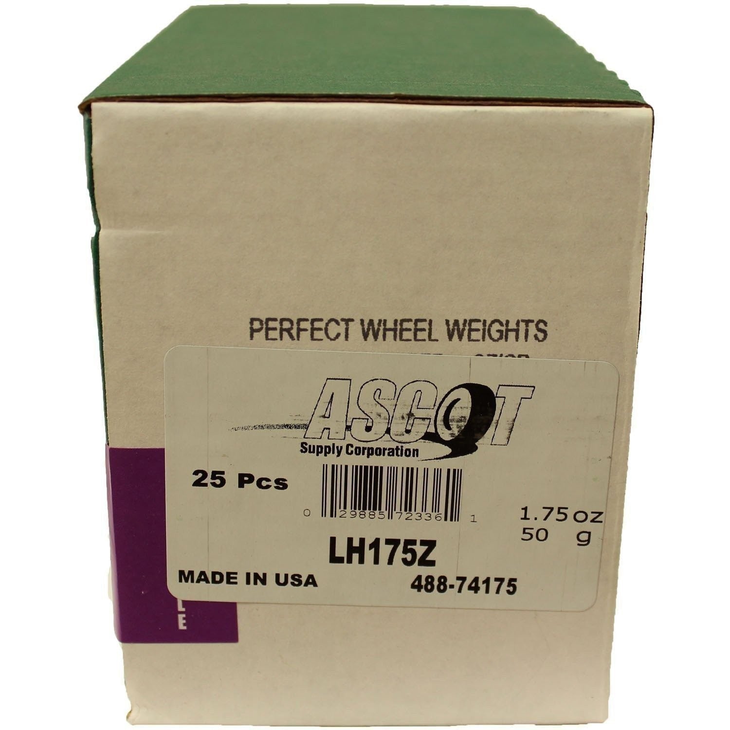 Perfect Equipment LH175Z Zinc Coated Wheel Weights 1.75oz Box of 25