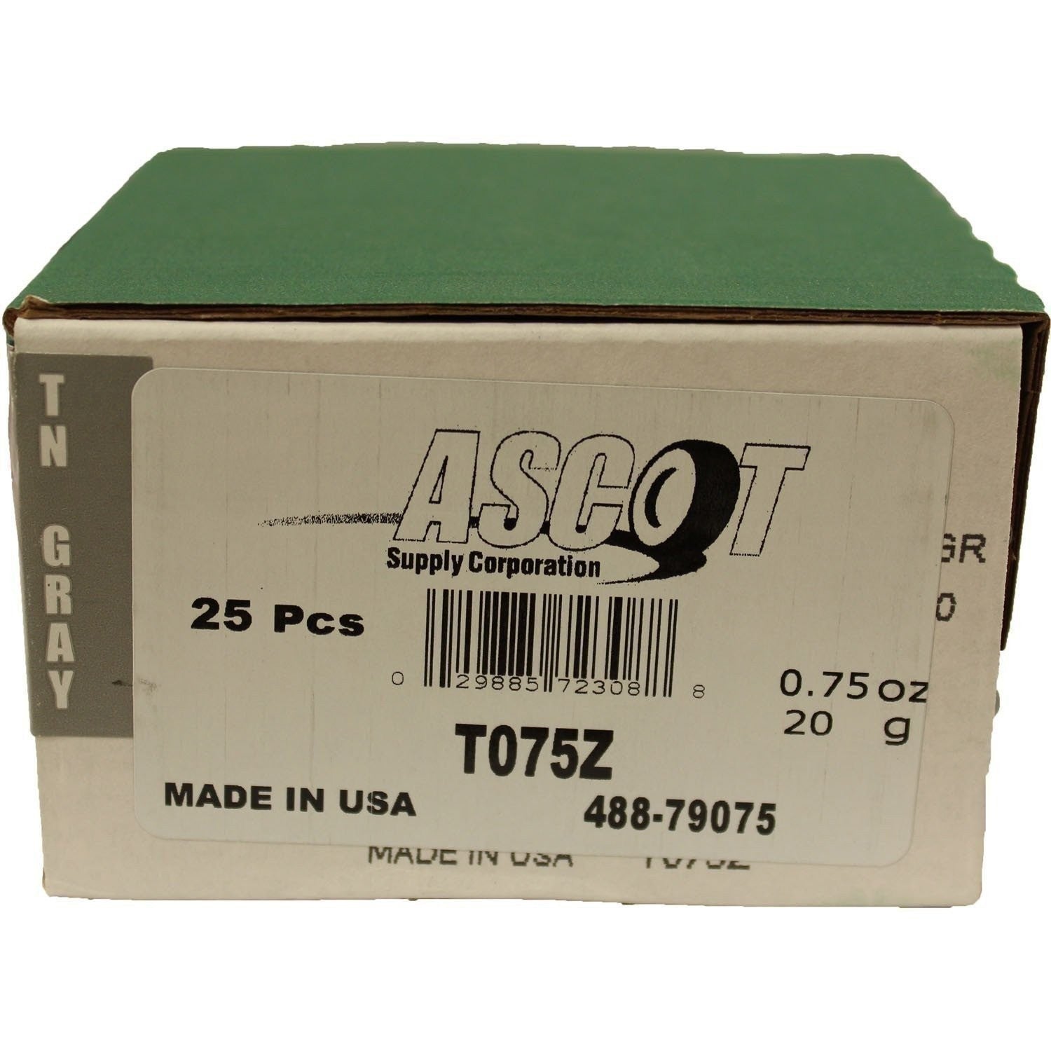 Perfect Equipment T075Z Coated Zinc Wheel Weights 0.75 oz Box of 25