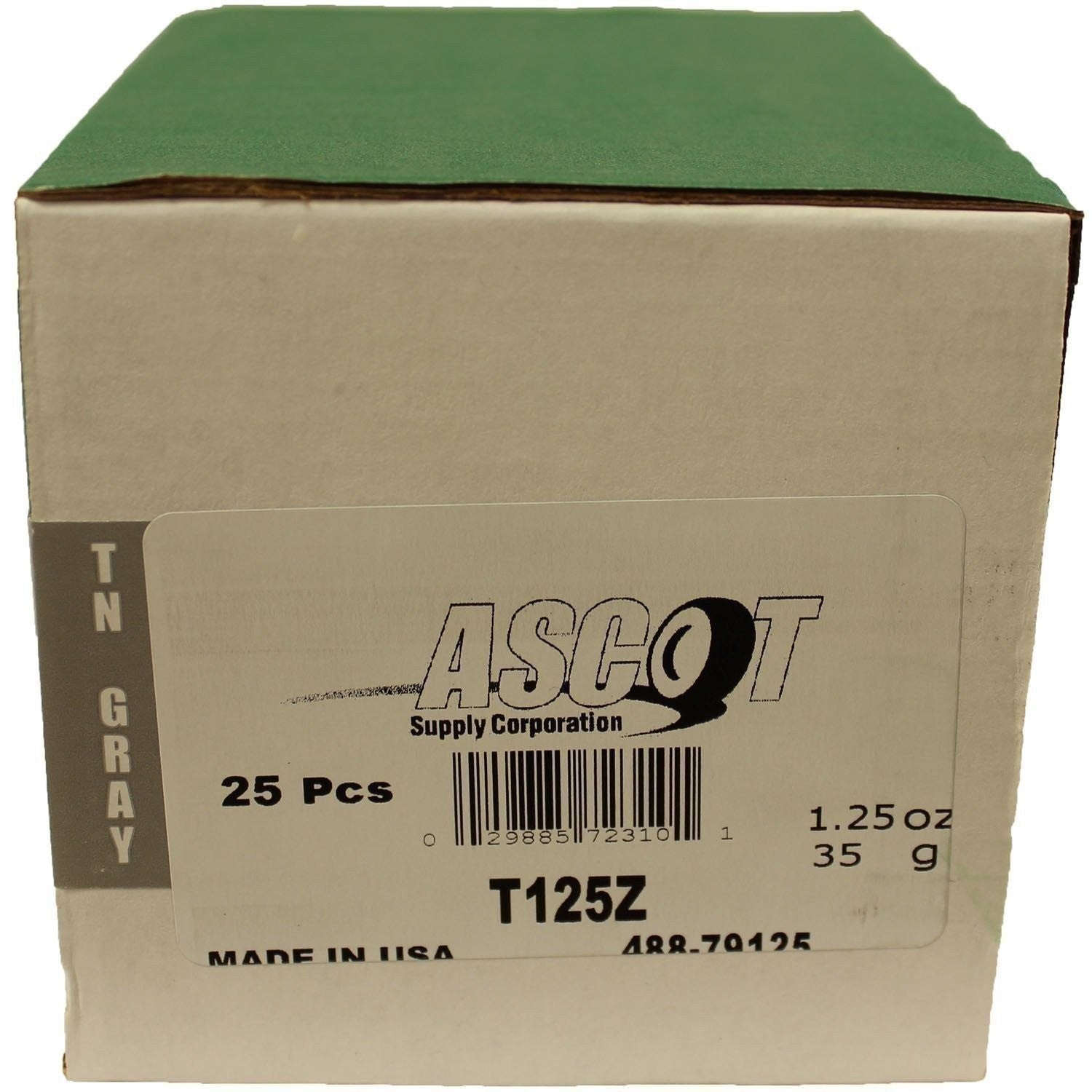 Perfect Equipment T125Z Zinc Coated Wheel Weights 1.25 oz - 25 Pack Box
