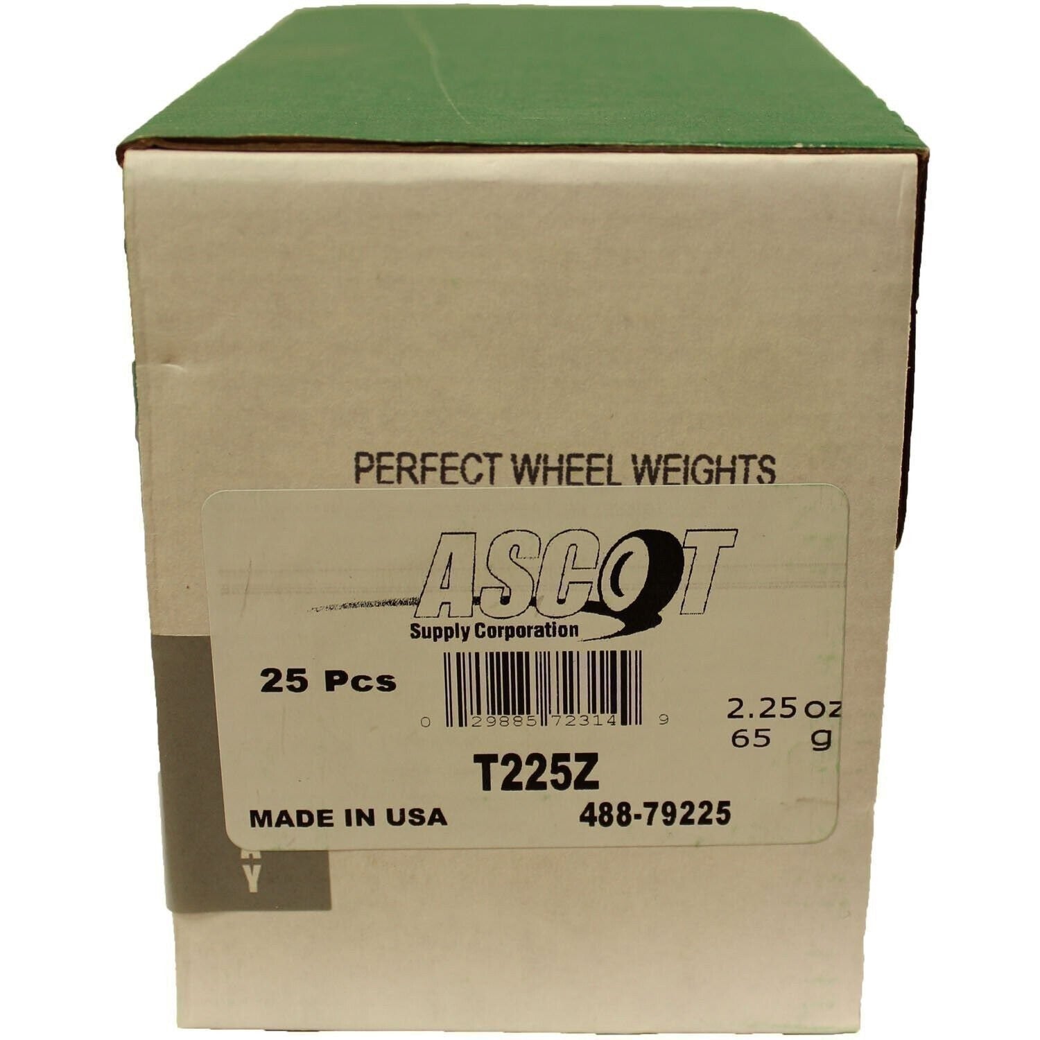 Perfect Equipment T225Z Zinc Wheel Weights 2.25 oz - Box of 25 Coated