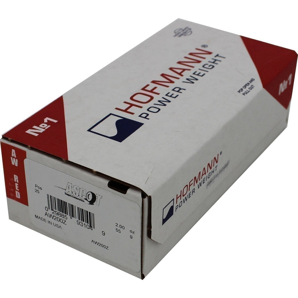 Perfect Equipment AW200Z Coated Zinc Wheel Weights 2oz Box of 25