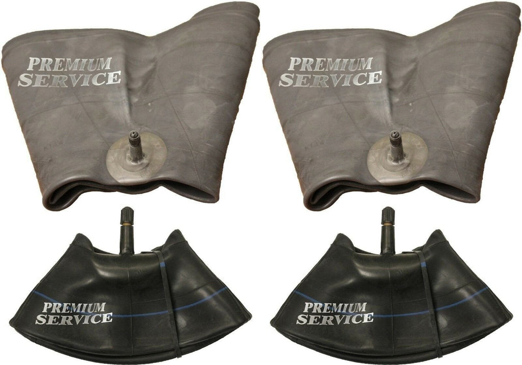 Premium Lawn Mower Tire Inner Tube Bundle 2x 15x6.00-6 & 2x 20x8.00-8