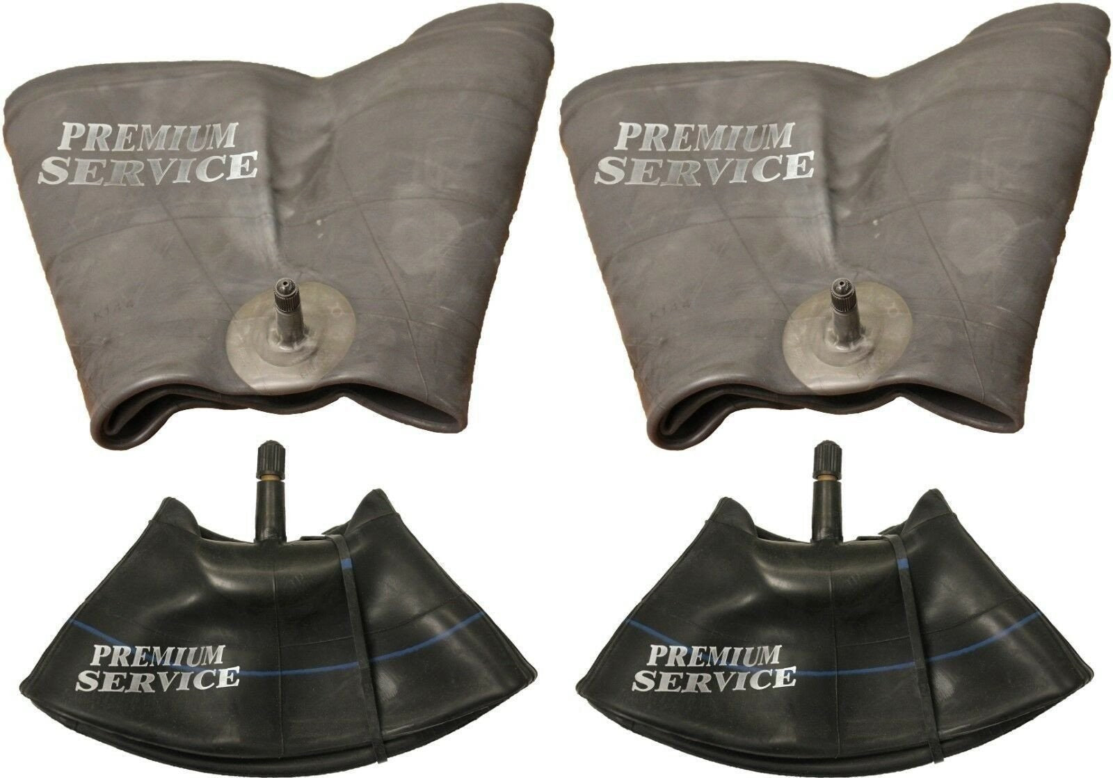 Premium Lawn Mower Tire Inner Tube Bundle 2x 15x6.00-6 & 2x 20x8.00-8