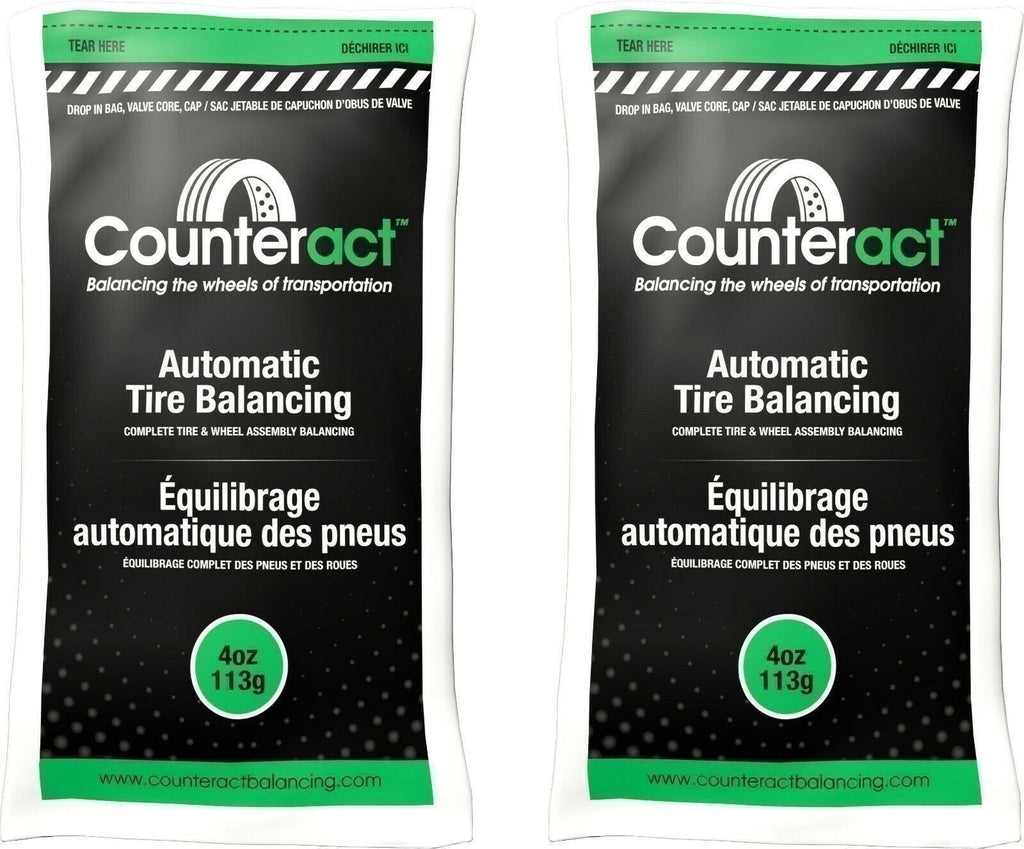Counteract 040BNB Tire Balancing Beads 4oz 2 Bags for Smooth Ride