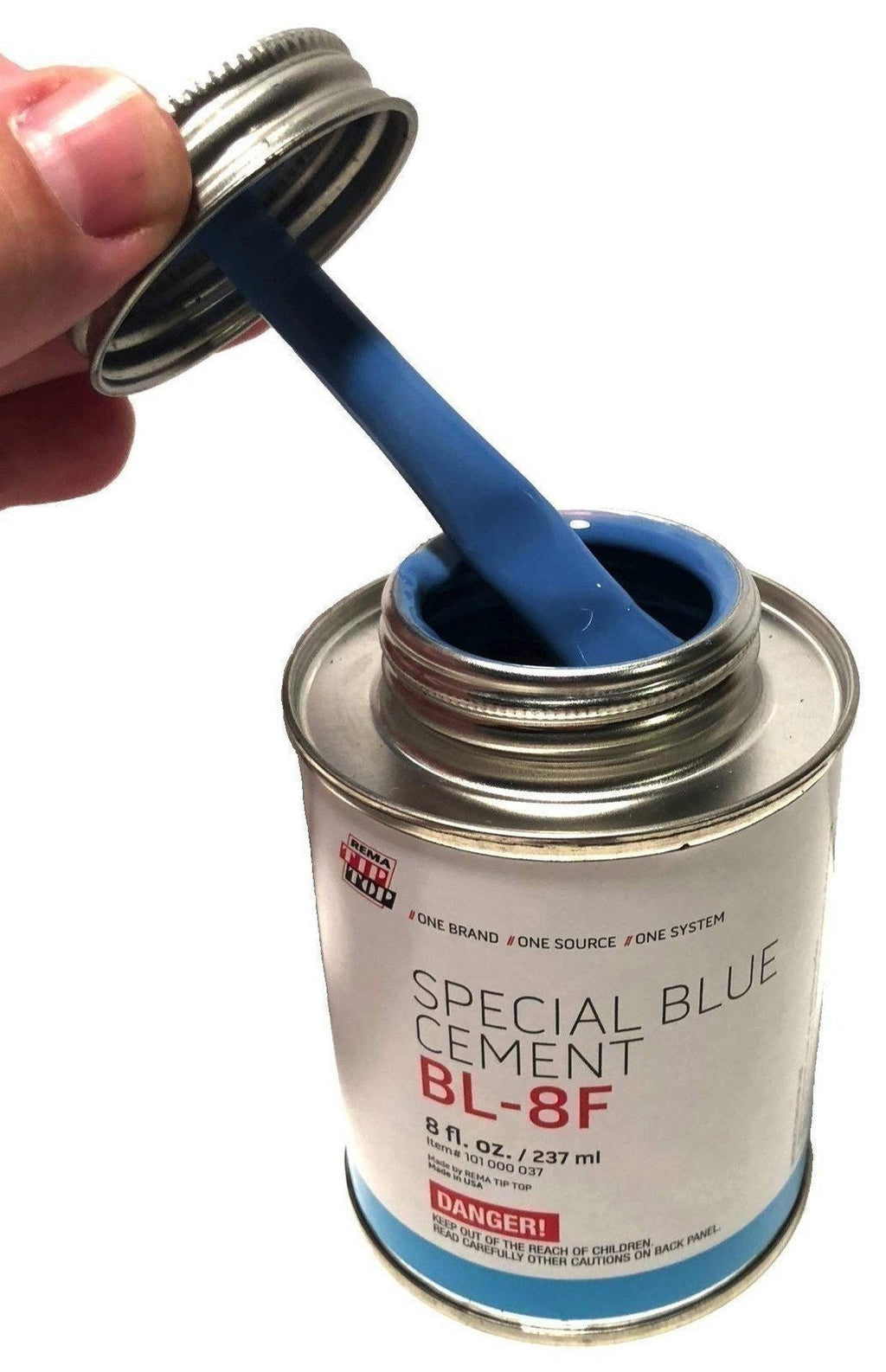 REMA TIP TOP BL-8F Blue Cement 8oz - Special Tire Repair Adhesive