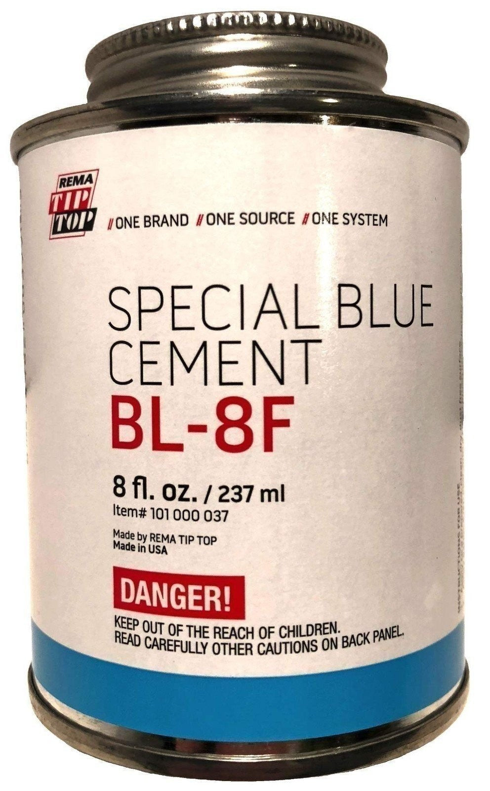 REMA TIP TOP BL-8F Blue Cement 8oz - Special Tire Repair Adhesive