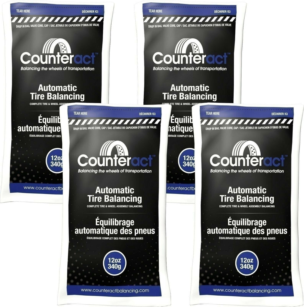 Counteract 120BNB Tire Balancing Beads 12oz - 4 Bags for Smooth Ride