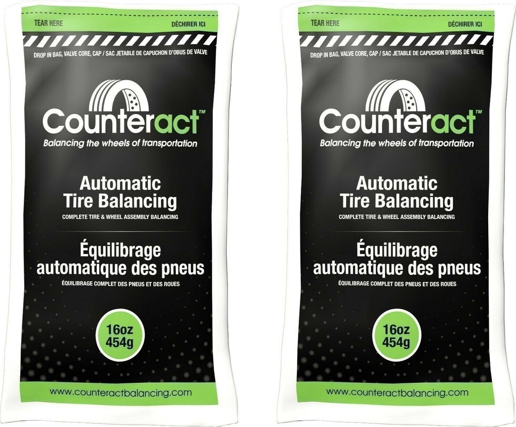 Counteract 160BNB Tire Balancing Beads 16oz 2 Bags for Smooth Ride