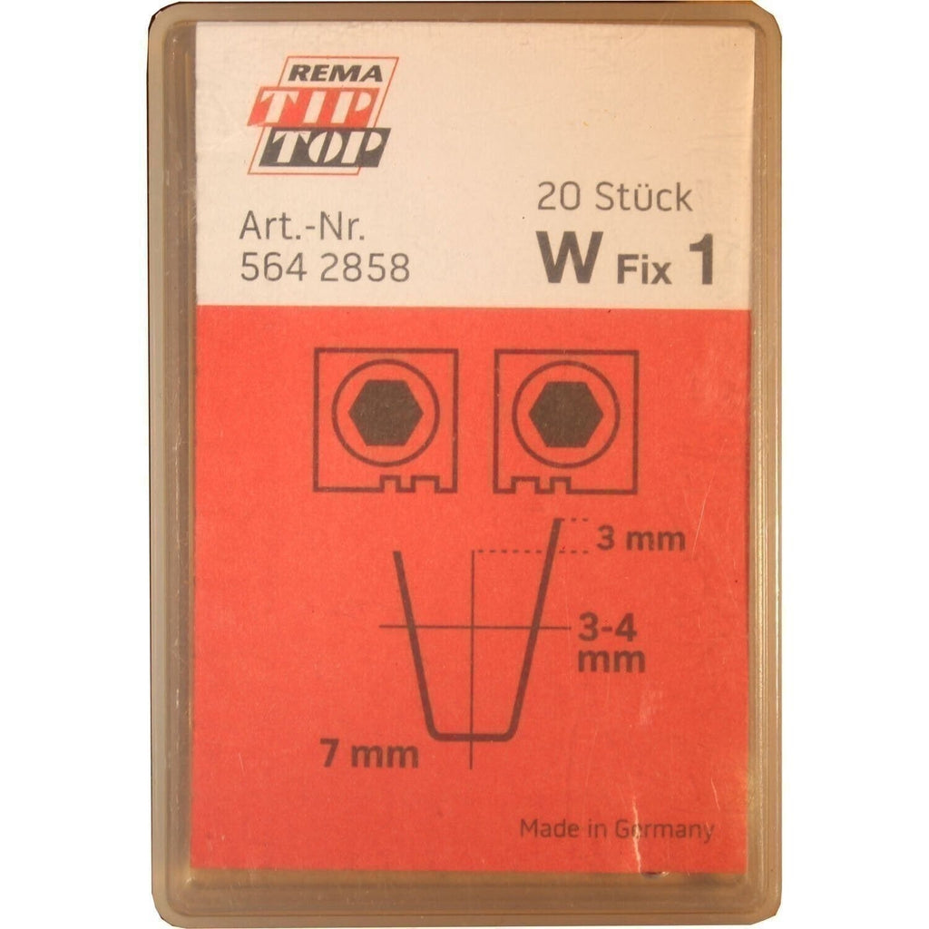 REMA TIP TOP W-1 Tire Regroover Blades 3-4mm Pack of 20 Durable Blades