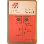 REMA TIP TOP W-1 Tire Regroover Blades 3-4mm Pack of 20 Durable Blades