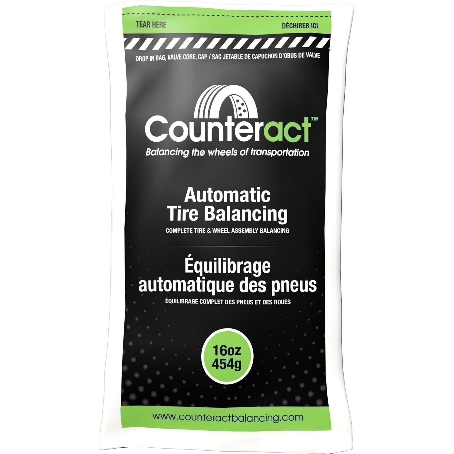 Counteract 160BNB Tire Balancing Beads 16oz Bag for Smooth Ride