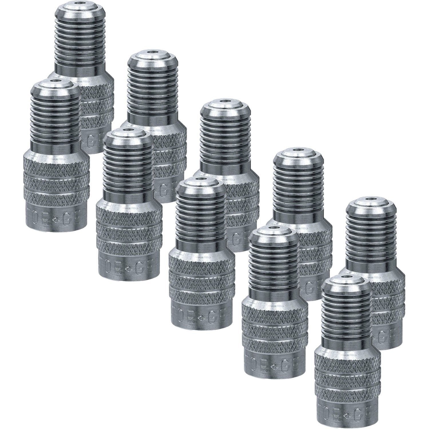 Alligator V2B Metal Valve Stem Caps Double Seal Pack of 10