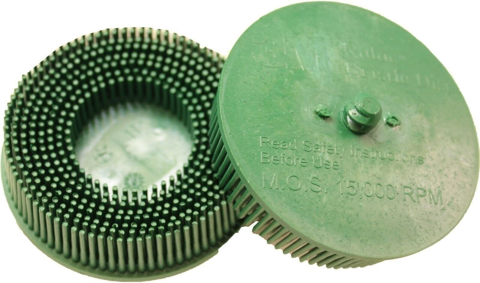 3M 07524 2" 50 Grit Scotch-Brite Roloc Bristle Disc, Pack of 2
