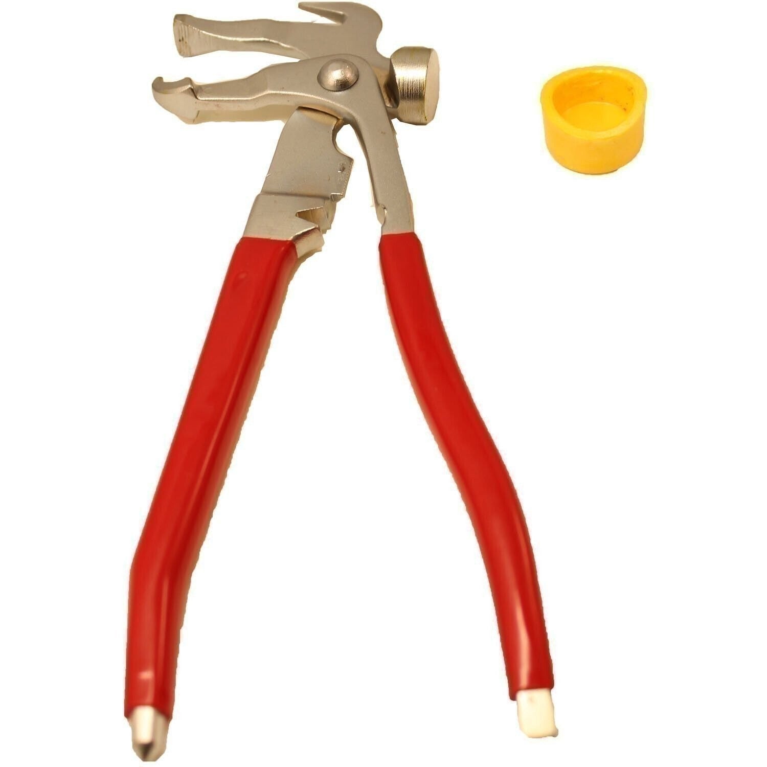 Heavy Duty Wheel Weight Pliers & Hammer with Plastic Cap – Premium Quality