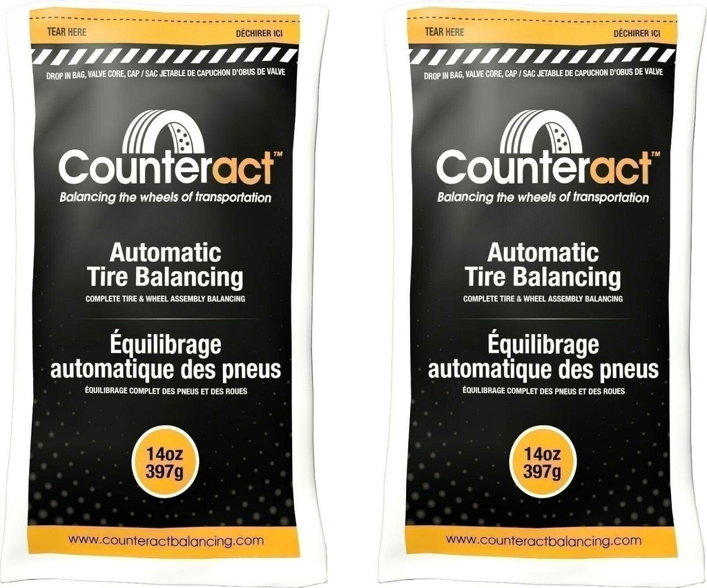Counteract 140BNB Tire Balancing Beads 14oz 2 Bags for Smooth Ride
