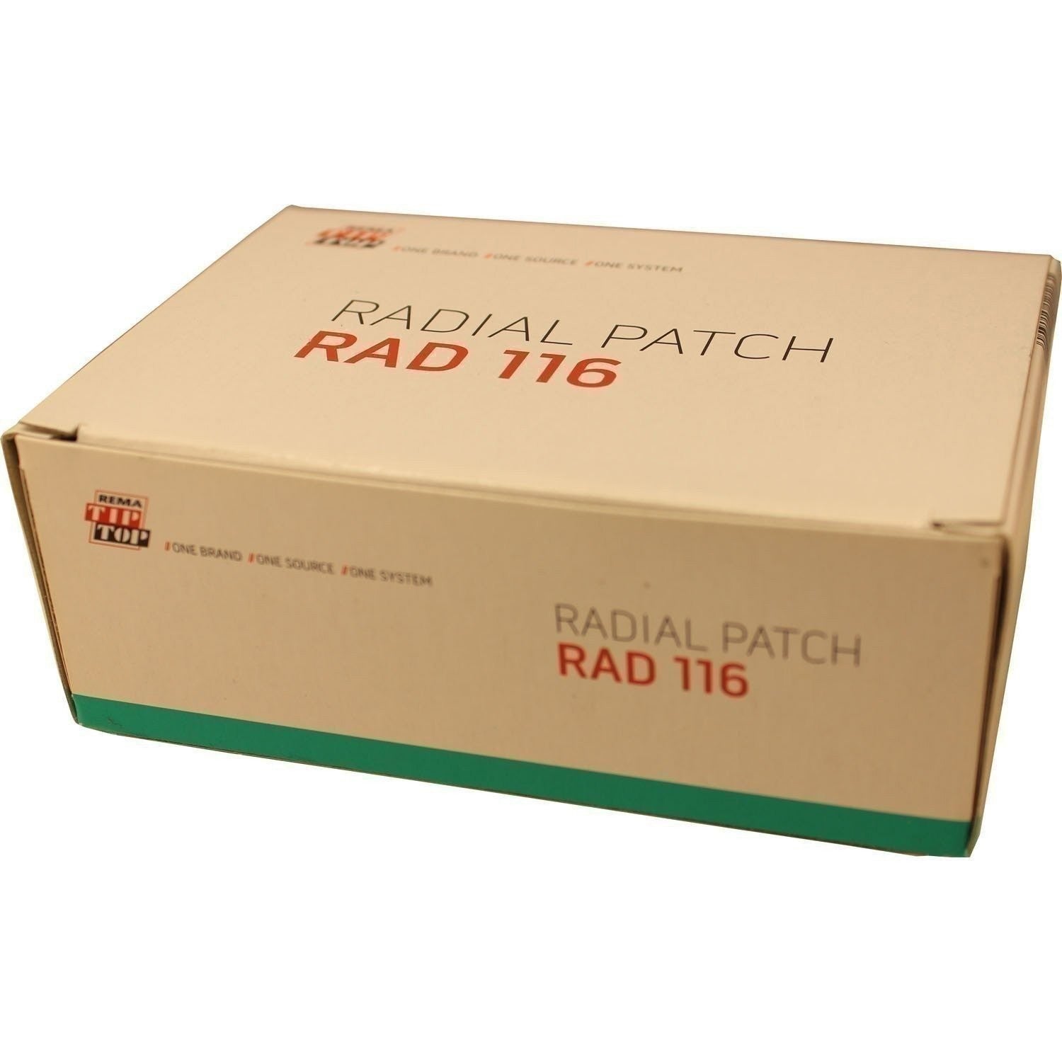 REMA TIP TOP RAD-116 Radial Tire Repair Patch 4.1"x2.6" 1 Ply Box of 10