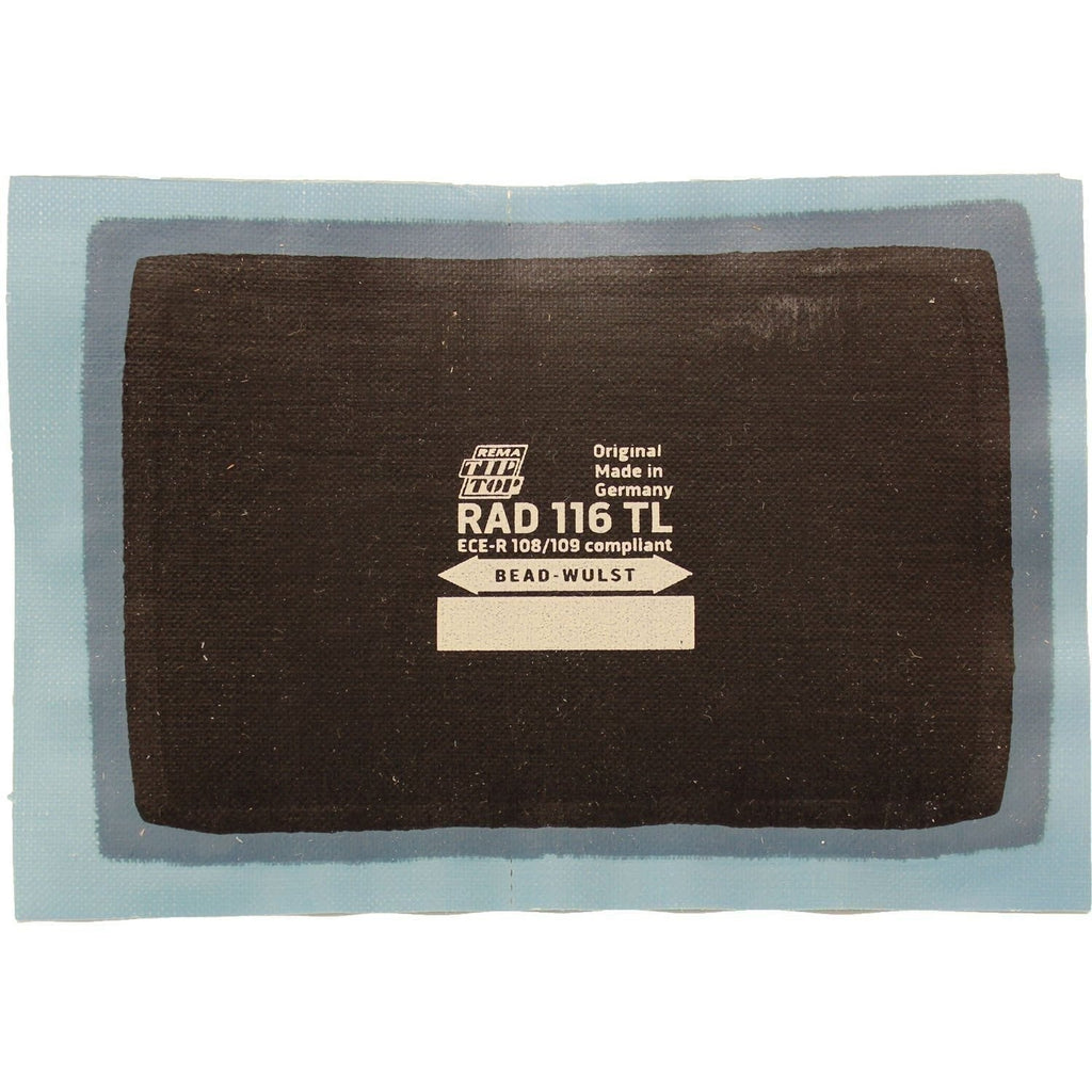 REMA TIP TOP RAD-116 Radial Tire Repair Patch 4.1"x2.6" 1 Ply Box of 10
