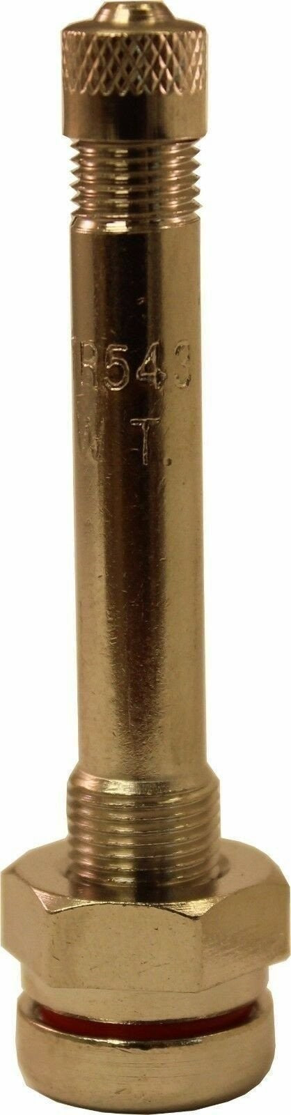 TR543 2.4" Aluminum Truck Wheel Valve Stem with O-ring - Pack of 10