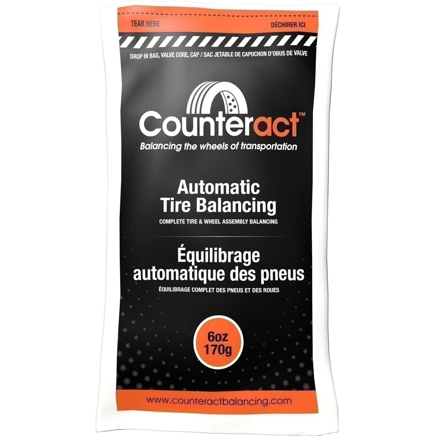 Counteract 060BNB Tire Balancing Beads 6oz Bag for Smooth Ride
