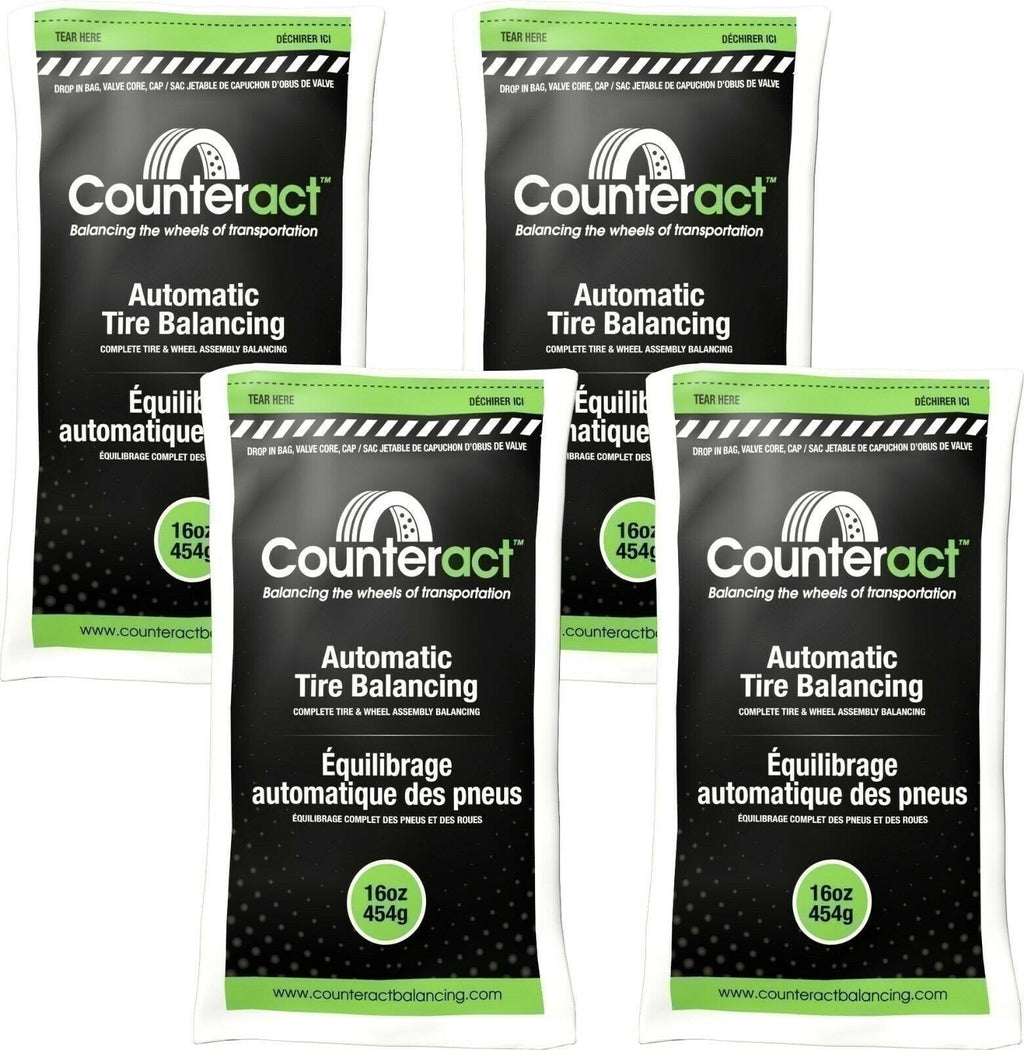 Counteract 160BNB Tire Balancing Beads 16oz 4 Bags for Smooth Ride