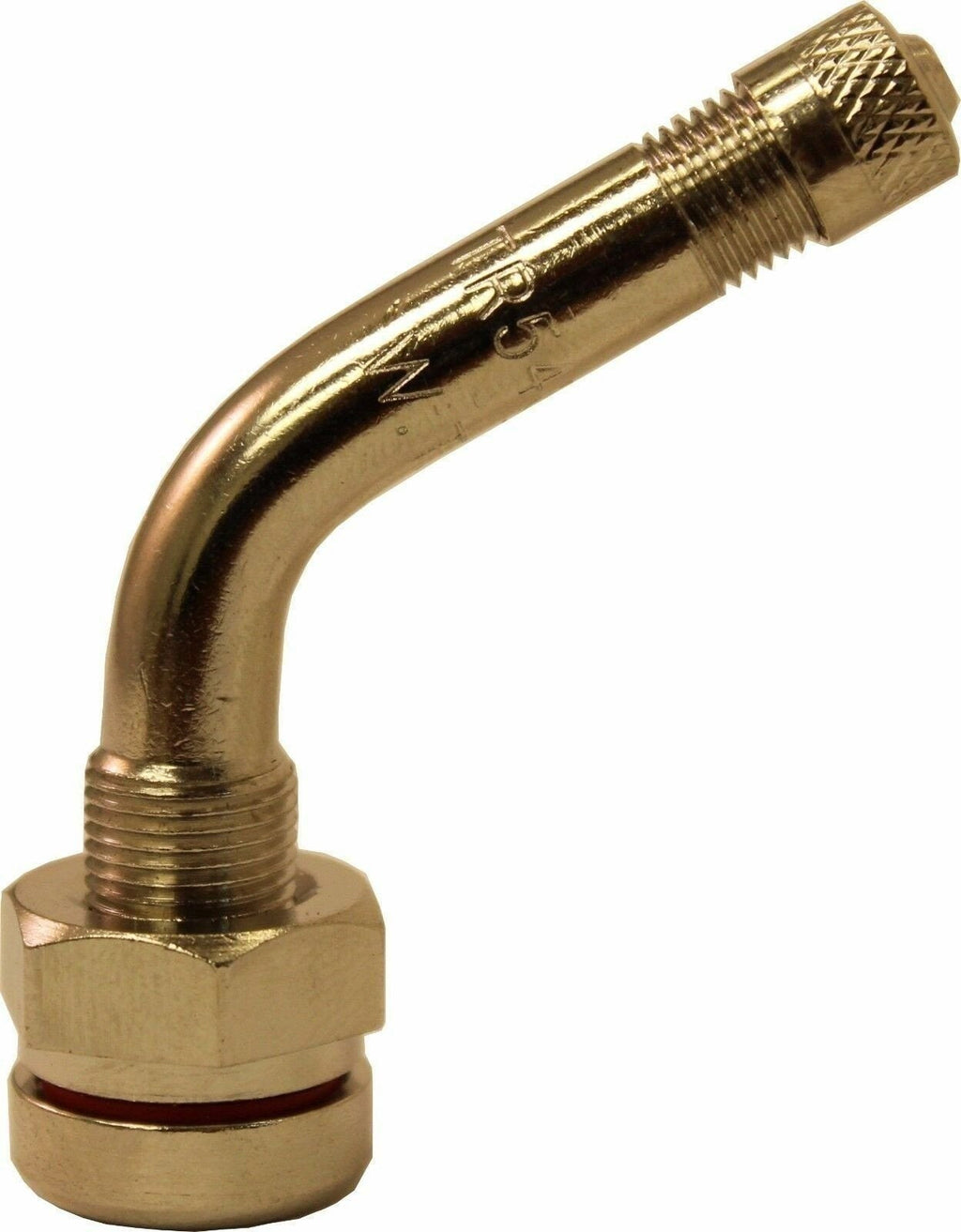 TR543D 60° Bend Aluminum Truck Wheel Valve Stem 0.98"x1.38" Pack of 10