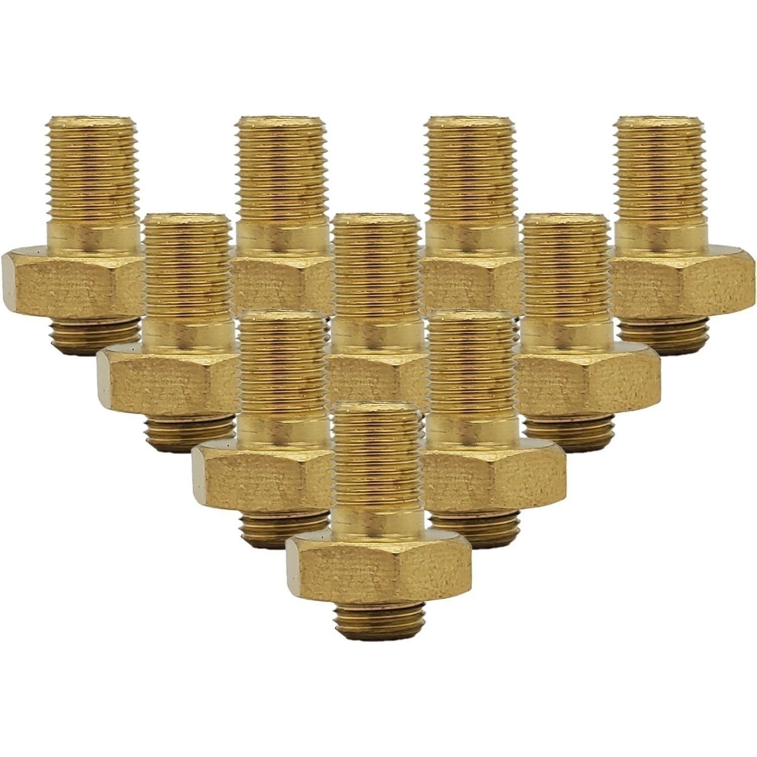 Pack of 10 Large to Small Bore Valve Adapters Inside Style for OTR Truck Farm