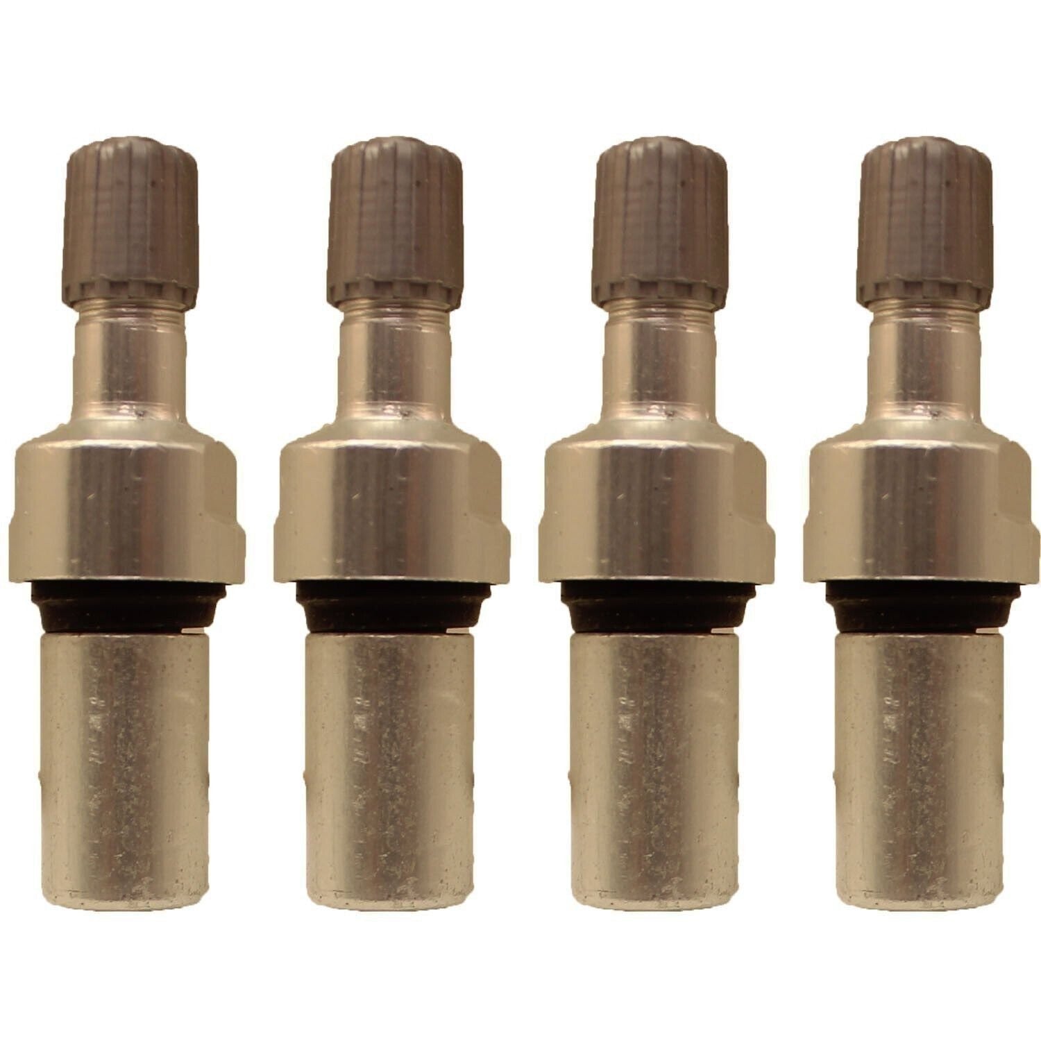 Schrader 25080-4 Silver Straight Valve Assembly 4-Pack for 33900 EZ Sensor