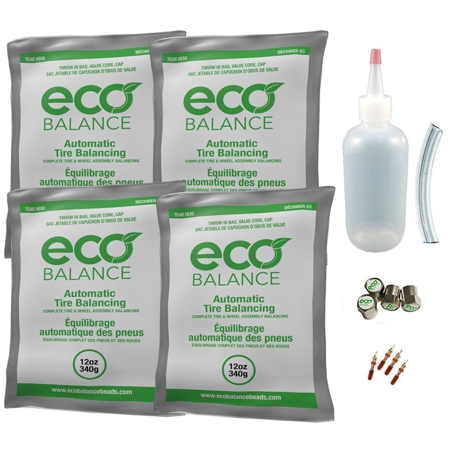 ECO Balance EDIYK-12 Tire Balancing Beads DIY Kit 48oz (4 x 12oz)