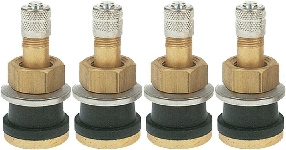 TR501 1.5" Brass Tubeless Truck Tire Valve Stem Clamp-in Pack of 4