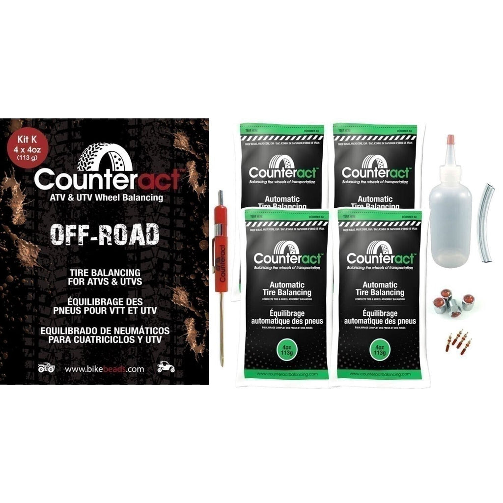 Counteract ATV UTV Balance Beads DIY Kit 4oz Bags for Tire Stability