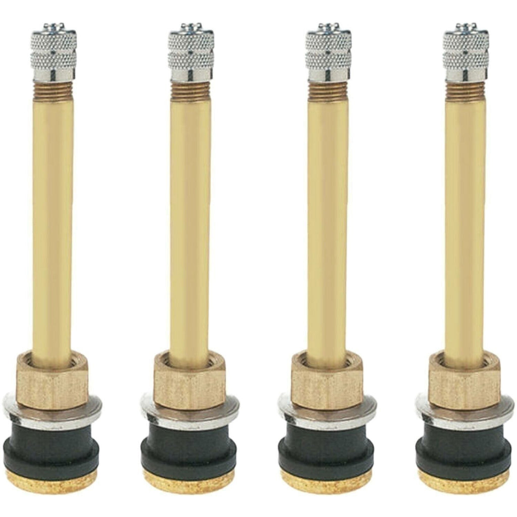 TR571 3-3/8" Brass Tubeless Truck Tire Valve Stem Clamp Pack of 4