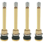 TR571 3-3/8" Brass Tubeless Truck Tire Valve Stem Clamp Pack of 4