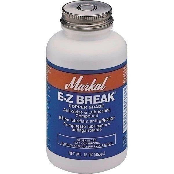 LA-CO 08907 Copper Grade EZ Break Anti-Seize Lubricant Compound 16oz