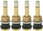 TR500 2" Brass Tubeless Truck Tire Valve Stem Clamp Pack of 4