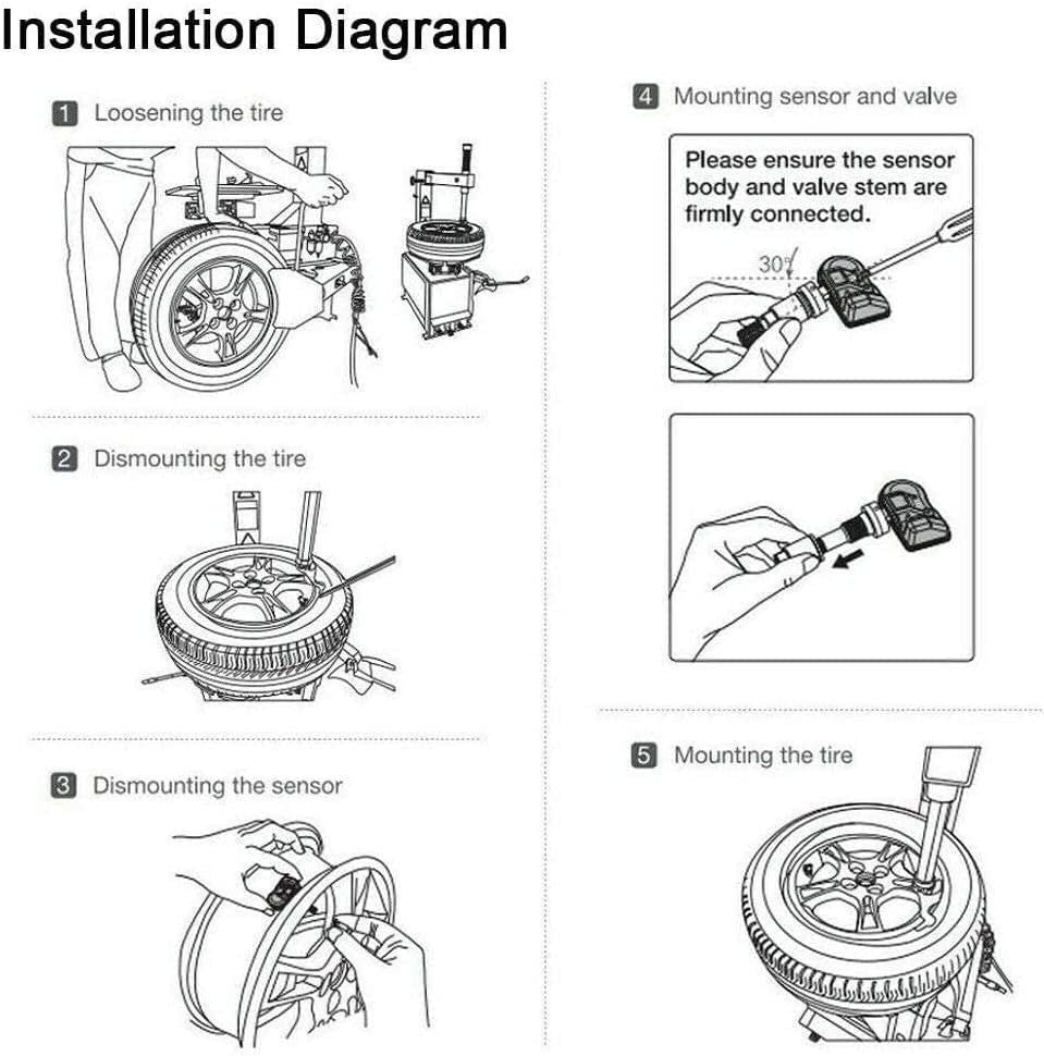 Autel MX-Sensor 315/433MHz Universal Programmable TPMS Sensor