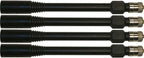 Haltec HE-351 3.82" Black Polymer Valve Extensions Pack of 4
