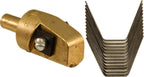 Ideal Tire Groover Regroover #10 5/8" Brass Head with 12 Square Blades