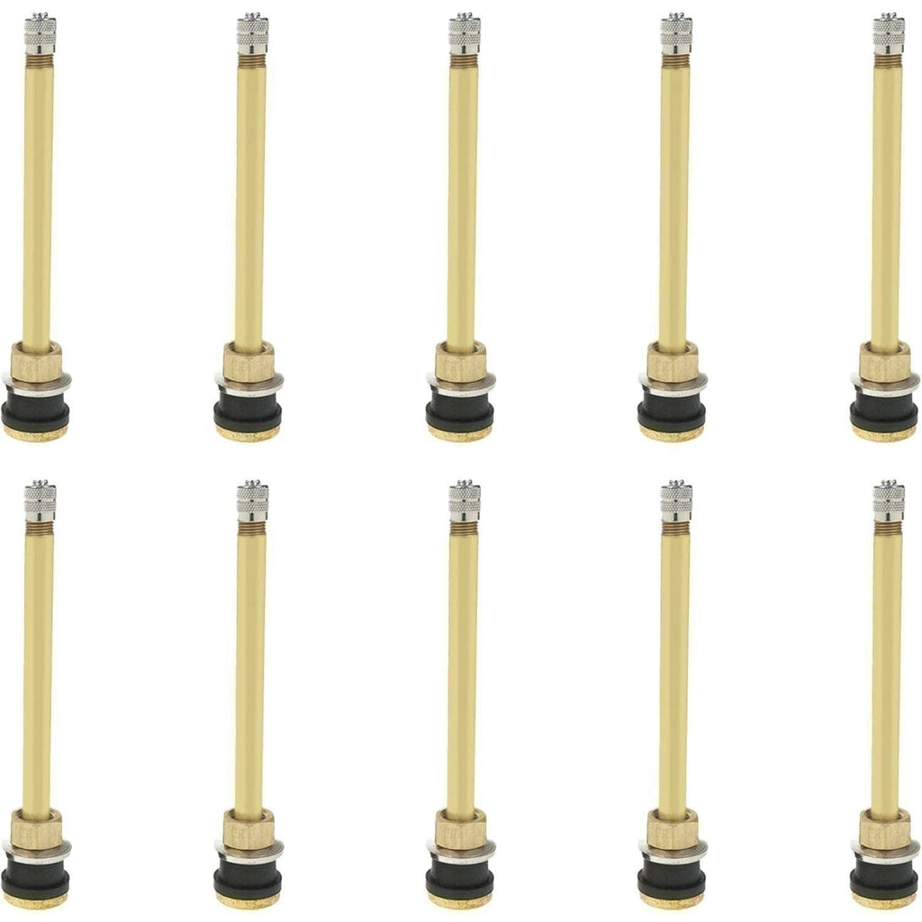 TR574 5" Brass Tubeless Truck Tire Valve Stem Clamp-In Pack of 10