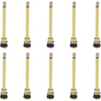 TR574 5" Brass Tubeless Truck Tire Valve Stem Clamp-In Pack of 10