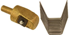 Ideal Tire Groover Regroover #12 3/4" Brass Head with 12 Square Blades