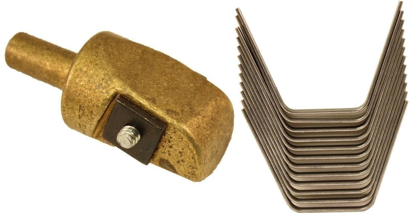 Ideal Tire Groover Regroover #12 3/4" Brass Head with 12 Square Blades