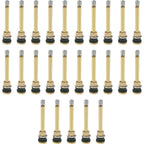 TR571 3-3/8" Brass Tubeless Truck Tire Valve Stem Clamp Pack of 25