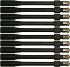 Haltec HE-351 Black 3.82" Polymer Valve Extensions Pack of 10