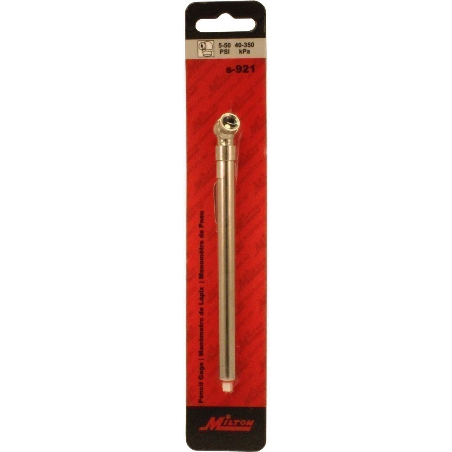 Milton S-921 Pencil Tire Pressure Gauge 5-50 PSI Accurate Measurement