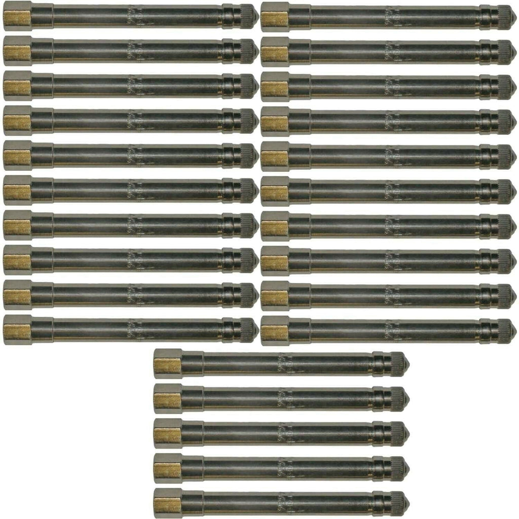 Schrader 4430 4-1/8" Metal Truck Valve Extensions Pack of 25