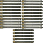 Schrader 4430 4-1/8" Metal Truck Valve Extensions Pack of 25