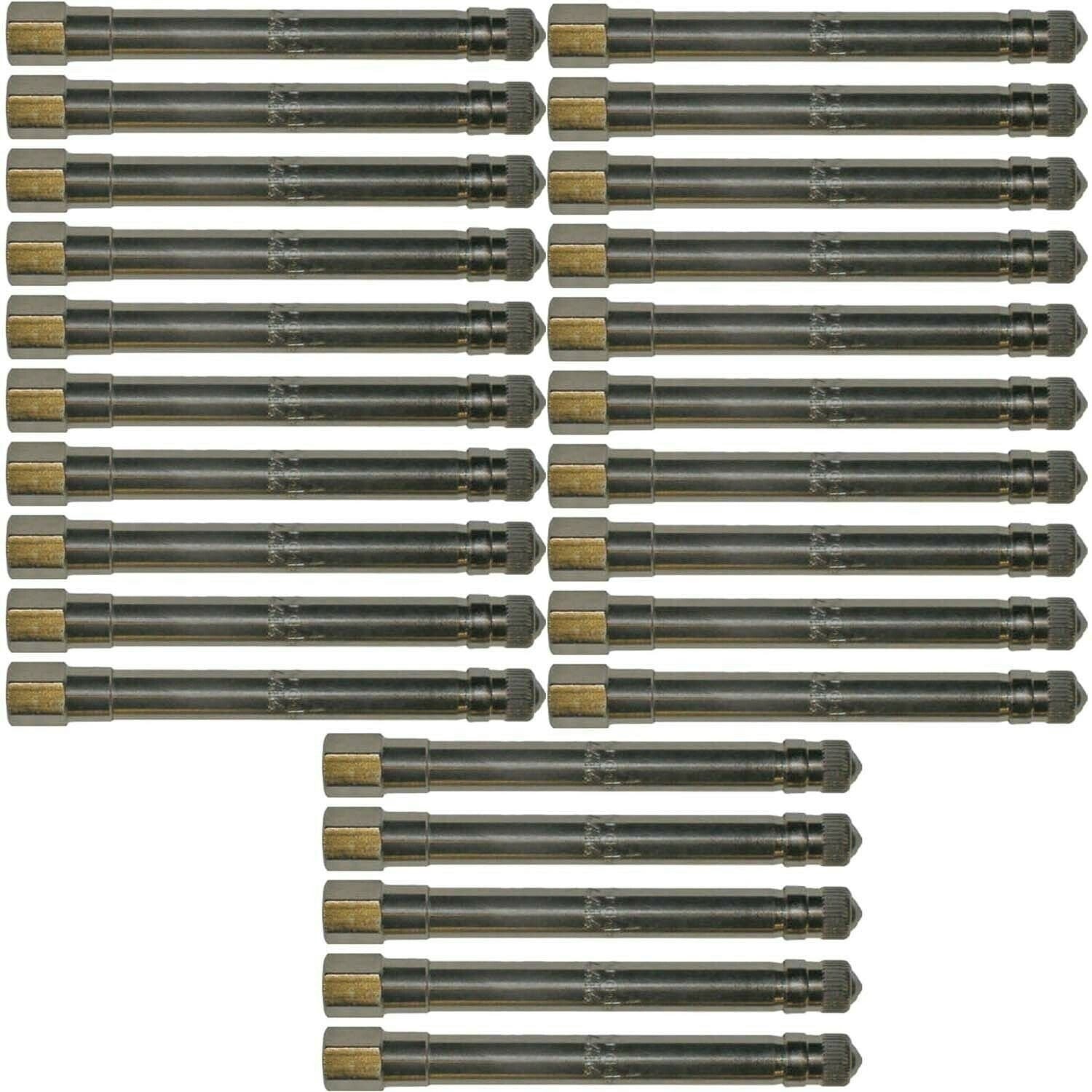 Schrader 4430 4-1/8" Metal Truck Valve Extensions Pack of 25