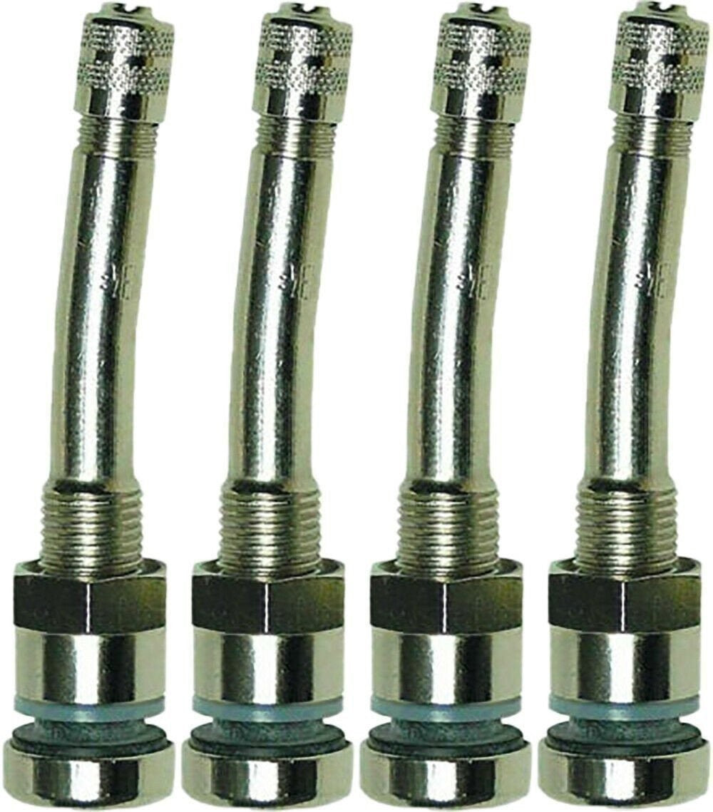 Haltec 70-MS-7 Steel Wheel Valve Stem w/Grommet for 9.7mm Holes, Pack of 4